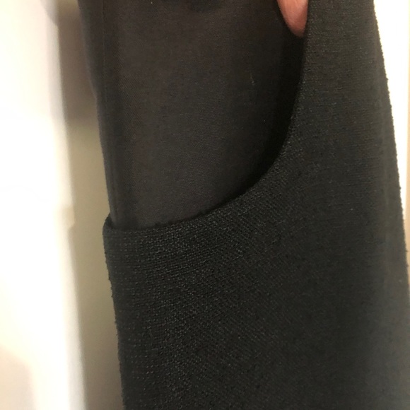 100% silk black power dress by RUFFIAN. - Picture 4 of 6